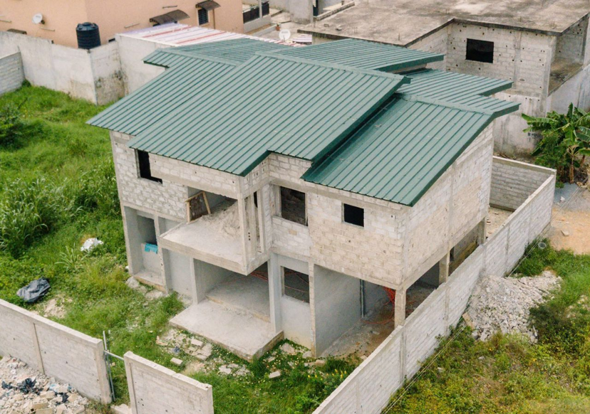 Réalisation (gros œuvre) d'une villa triplex